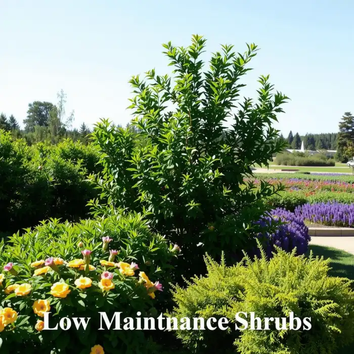 low-maintenance shrubs for sunny landscapes