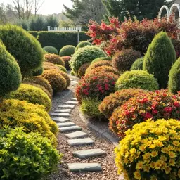 how to create a layered garden with shrubs