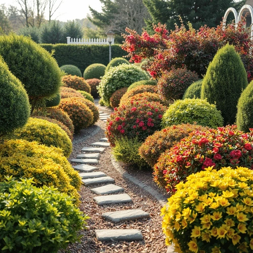 how to create a layered garden with shrubs