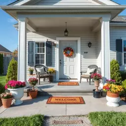 decorative elements to enhance curb appeal