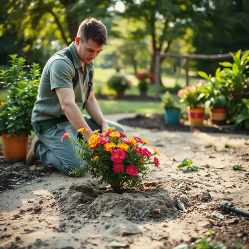 step-by-step guide to planting flowering bushes