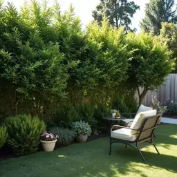 how to use shrubs for privacy in your yard