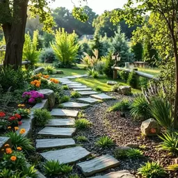 DIY garden paths: materials and design ideas