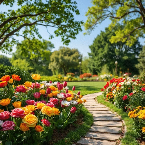 how to incorporate color into your garden design