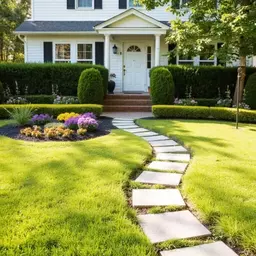 easy-to-follow landscaping plans for front yards
