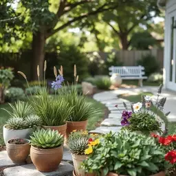 easy-care plants for outdoor garden design