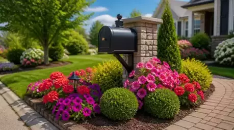 Charming Mailbox Landscaping Ideas