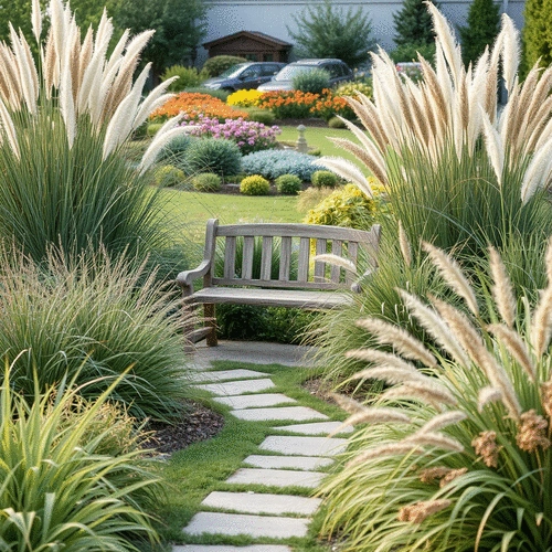 designing a garden with ornamental grasses