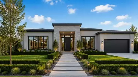 Modern Curb Appeal with Clean Lines