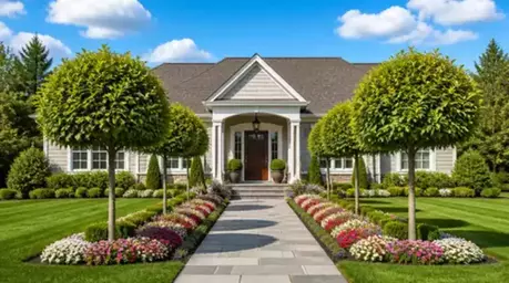 Symmetrical Designs for Front Yards