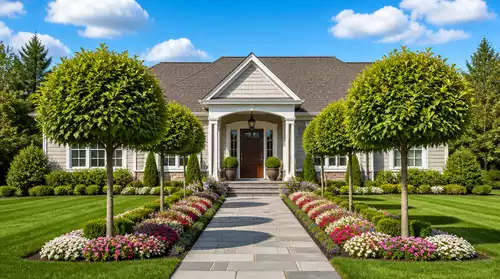 Symmetrical Designs for Front Yards