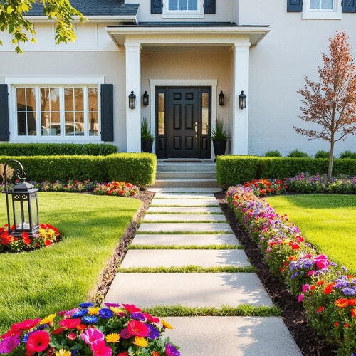 front yard design ideas for curb appeal