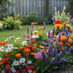 Designing a Colorful Garden Border