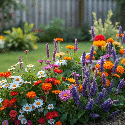 Designing a Colorful Garden Border