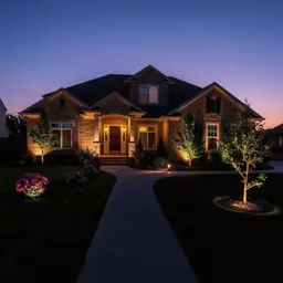 how to use lighting for curb appeal